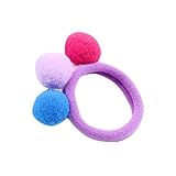 Nice Days（ナイス　ディズ） 【6個入り】ヘアアクセサリー 子供用 ヘアゴム かわいい グログランリボン キッズ 女の子 カラフル (2#)