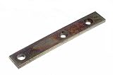 フラットMending修復Joiningプレート100 mm x 14 mm x 4 mm YZP (パックof 100 )