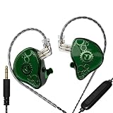 Hifi Kingdom ND VENUSダイナミックドライバー型(1DD)有線インイヤーモニター3.5mmプラグGreen with Mic