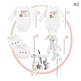 トトハウス(TOTO HOUSE)ベビー服 新生児 赤ちゃん ロンパース ベビー用品 出産準備 ベビー カバーオール 出産祝い ギフト セット おもちゃ（ぬいぐるみ） (3M6M, 3)