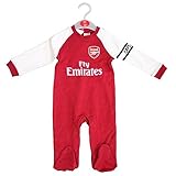 アーセナル フットボールクラブ Arsenal FC オフィシャル商品 赤ちゃん・ベビー用 2017/18モデル 長袖 ボディースーツ ロンパース (12 - 18ヶ月) (レッド)