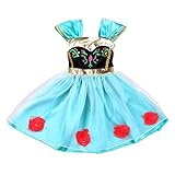 Baby Girl Toddler Anna Coronation Dress Frozen Inspired Costume Halloween 9m-4T (2T (90cm)) [並行輸入品]