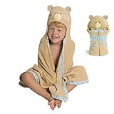 Baby GUND Bear Tales Hooded Towel with Blue Accents by GUND