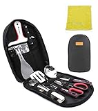 SakuraZen バーベキュー 調理器具 BBQ セット キャンプ アウトドア 防災 9ピース (ブラック) SakuraZen バーベキュー 調理器具 BBQ セット キャンプ アウトドア 防災 9ピース (ブラック)