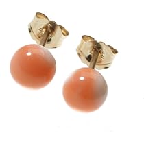 美品　ボンマジック　サンゴ　ピアス やさしい色の枝珊瑚と カラーストーンを組み合わせたピアスは