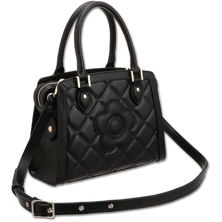 Amazon | [マリークヮント] デイジーランダムキルト トート ブラック