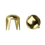 1003 Long Leg Pearl Nailhead, Size 40, Solid Brass, Gold Finish, 150 pieces per pack by C&C Metal Pr