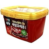 スンチャン 玄米辛口 コチュジャン 500g 清浄園 | 韓国 唐辛子味噌 テンジャン サムジャン と並ぶ 韓国の伝統的な調味料