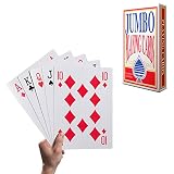 トランプ 特大 カードゲーム ブリッジサイズ ジョーク グッズ マジック トランプタワー 巨大 トランプ ポーカーカード トランプ マジシャン ファミリー ゲーム 大型カードデッキ 大人 男の子 女の子 ゲーム