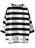 (マーシェル) Marshel マタニティ トップス ボーダー 長袖 レディース お出かけ用 かわいい おしゃれ シンプル ブラック×ホワイト M