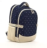 Abonnylv Fashion Cute Diaper Bag Backpack Baby Travel Backpack with Insulated 2 Bottle Pockets (Dark