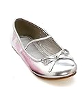 Ellie Shoes E013-BALLET-S Small Childrens Ballet Flats - Silver