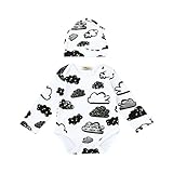 杜屋トヤ　ベビー　新生児服　長袖ロンパース　Ｔシャツ　帽子　カバーオール　ボディースーツ　雲　ルームウェア　かわいい　洋式　秋　冬　カジュアル　遊び　お出かけ　プレゼント　女の子　男の子　ユニセックス