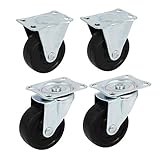 uxcell キャスターホイール　剛体キャスターホイール　スイベルキャスターホイール　単一ホイール