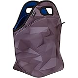 Neoprene Lunch Bag by ART OF LUNCH - EXTRA LARGE [13" x 13" x 7"] Insulated Lunch Box Bag for Men or