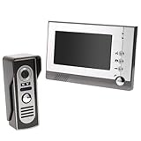 7インチのビデオドア電話，SODIAL(R)7インチLCDホームセキュリティ　ビデオドア電話　ドアベルインターホンキットシステム
