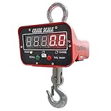 デジタルクレーンスケール 最大測定可能重量約1t リモコン付き 充電式 防水 防塵 精密 計量 無線 ワイヤレス 吊りはかり 吊り秤 吊秤 電子秤 吊り下げ クレーン フック 玉掛け 吊り上げ 重機 