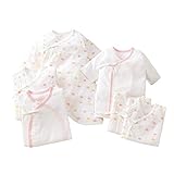 赤ちゃん本舗　はじめての肌着６点セット　ピンク