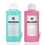 ラブコスメ ハーバルローション ＆ ホット 2個セット 自然派 温感 ローション 女性向け 潤滑剤 ぬるぬる 挿入 膣トレ マッサージ アダルトグッズ 日本製