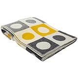 クリッパン KLIPPAN ウールブランケット 2245-01 オセロイエロー 130x180cm Wool Blankets ひざ掛け 毛布 オフィス ふわふわ 北欧ブランド [並行輸入品]