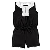 カーターズ Carter's ボンボン付き ロンパース ノースリーブ PomPom Trim Romper 18M (78-83cm) [並行輸入品]