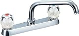 LIXIL(リクシル) INAX キッチン用水栓金具 2ハンドル混合水栓 吐水口長さ190mm 整流吐水 SF-130-G