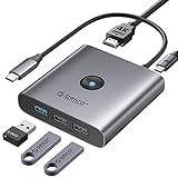 ORICO USB C ハブ 5-in-1 4K解像度 HDMI出力ポート USBタイプC 60WPD充電ポート 1*USB3.0+2*US