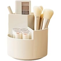 Amazon.co.jp: メイクブラシケース 回転式 リップケース 化粧品
