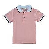 ベイビーボーイズキッドトップスTシャツ夏の半袖Tシャツストライプポロシャツトップス