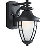 Progress Lighting p5492 Fairview 1ライト12 " Tallアウトドア壁取り付け用燭台with Etche、 P5492-31 1