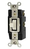 Leviton 20-amp Toggle単極AC静かスイッチ 1285-T 1