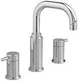 American Standard Serin 2ハンドル広範囲洗面所蛇口withメタル速度接続Pop Upドレインとレバーハンドル 16 x 13 x 3.3" 2064801.002 1