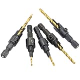 Asentech ドリルビット 皿取錐 木工ツールセット 1.98mm-3.56mm