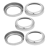 uxcell 手すり部品　ブラケット　ハンドレールプレートカバー　 ラダーカバー 安全な手すり用 304ステンレス鋼 5個入り