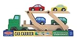 Melissa & Doug メリッサ＆ダグ 木製 Car Carrier くるま のりもの トラック カーキャリア