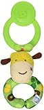 B kids Loop Around Wrist Plush Rattle [並行輸入品]