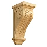 BrownwoodフルWeaved装飾木製コーベルの L 1