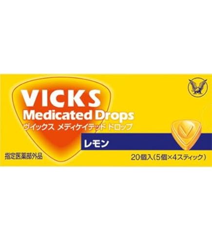 VICKS ヴィックス　メディケイテッドドロップス　レモン味　 ちいかわ6種 Amazon.co.jp: 【5箱セット】ヴィックス メディケイテッド ドロップ