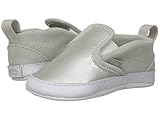 [バンズ] Vans Kids ガールズ Slip-On V Crib (Infant/Toddler) シューズ (Metallic) Silver/True White 2 Infant(9.5c