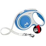 フレキシ (flexi) ニューコンフォート テープ M(25kg未満) 5m ブルー [犬用リード]