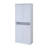 JKプラン Calcite シューズボックス ムレなく風通りのよいルーバー式 幅75cm(2個組） ホワイト SGT-0102SET-WH