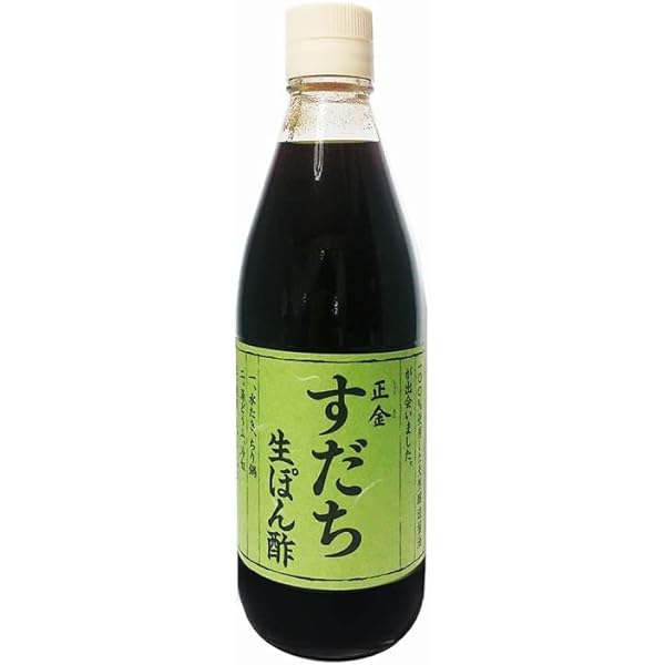 Amazon.co.jp: 正金醤油 ゆず生ぽん酢 360ml : 食品・飲料・お酒