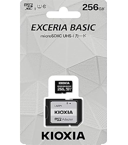 Amazon | KIOXIA MicroSDカード EXERIA BASIC 256GB KMSDER45N256G