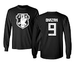 TCAMP日本2018 National Soccer # 9シンジ・オカザキ世界選手権メンズ長袖Tシャツ Youth Small ブラック