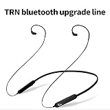 BT3 無線リケーブル KZ ZS5 ZS6 TRN V10 2PIN オフラインイ ヤホン ケーブル 柔らかい イヤホン線 ブラックKinboofi (ブラック)