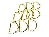 ファミリーツール(FAMILY TOOL) Dカン (線径4mm 内幅30mm) 本金メッキ 5個入 56455