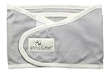 Swaddle Strap NEW (Small - chest circumference up to 16, Grey Solid) by Anna & Eve