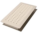 Decor Grates PL410-WH 4-Inch by 10-Inch Plastic Floor Register, White [並行輸入品]