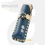 《 新世代挟持式 ノミケース 【つまみネジ調整機能付】 》がっちり 安全 ノミ差し 一寸 ４分 Premium 藍染め調 厚革 ブルー・ナチュラル色【挟持(きょうじ) ベルト付】　GAN-BB_013