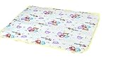 ベビー 赤ちゃん おむつ替えマット シート 可愛い 動物 50×68 (黄色、くまさん)
